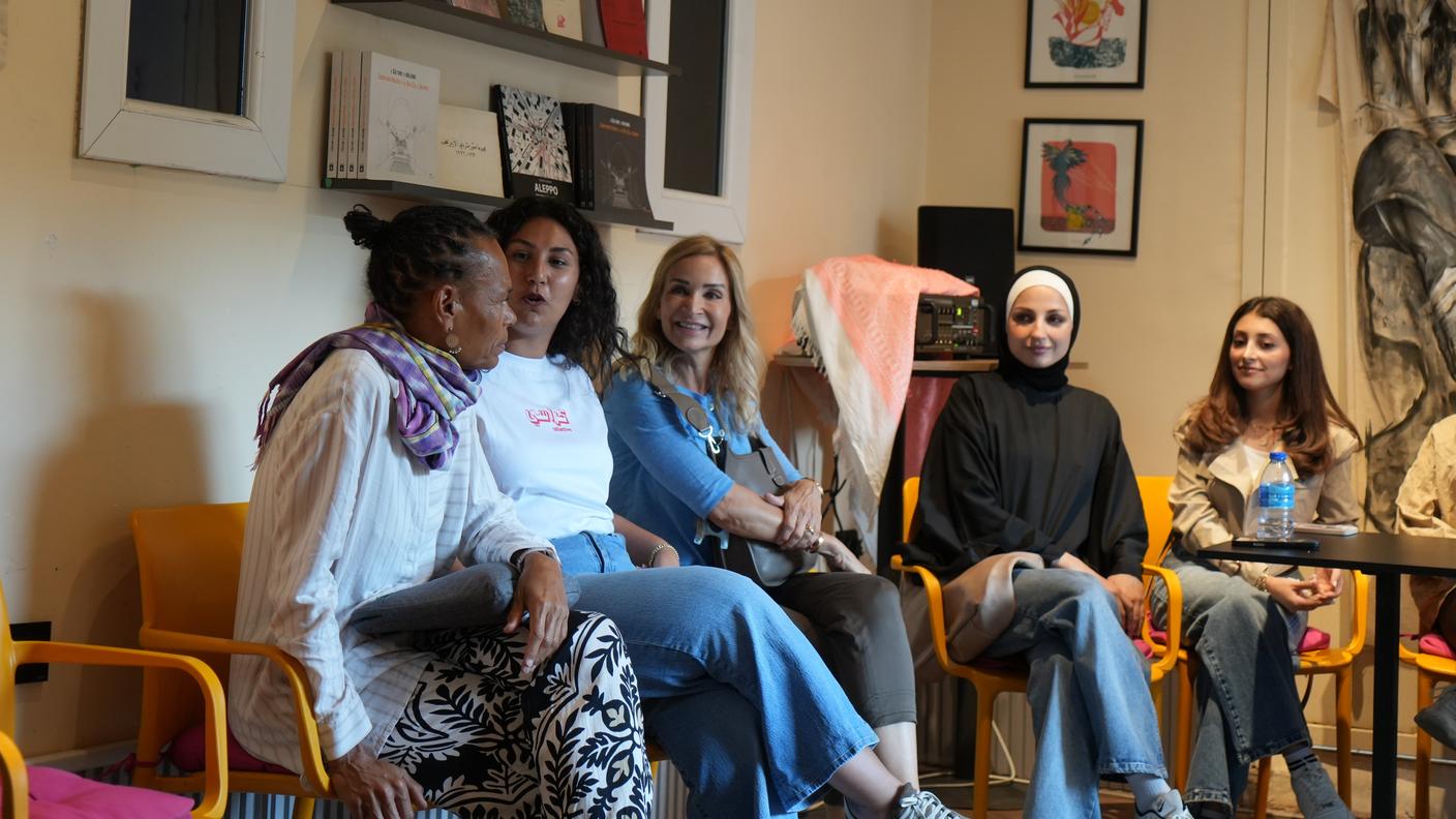 Patricia Danzi e Monika Schmutz Kirgöz durante il viaggio in Libano e Siria