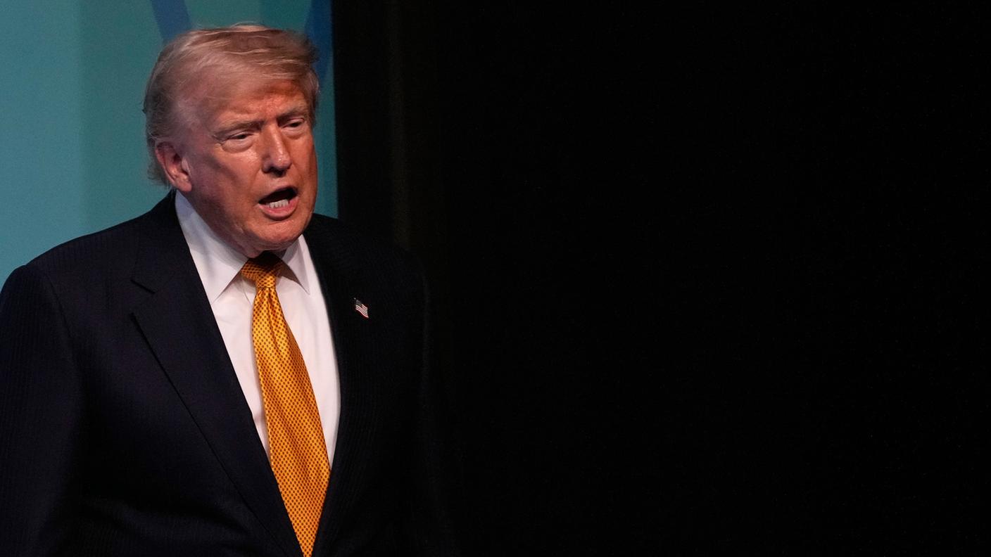 Il presidente statunitense Donald Trump