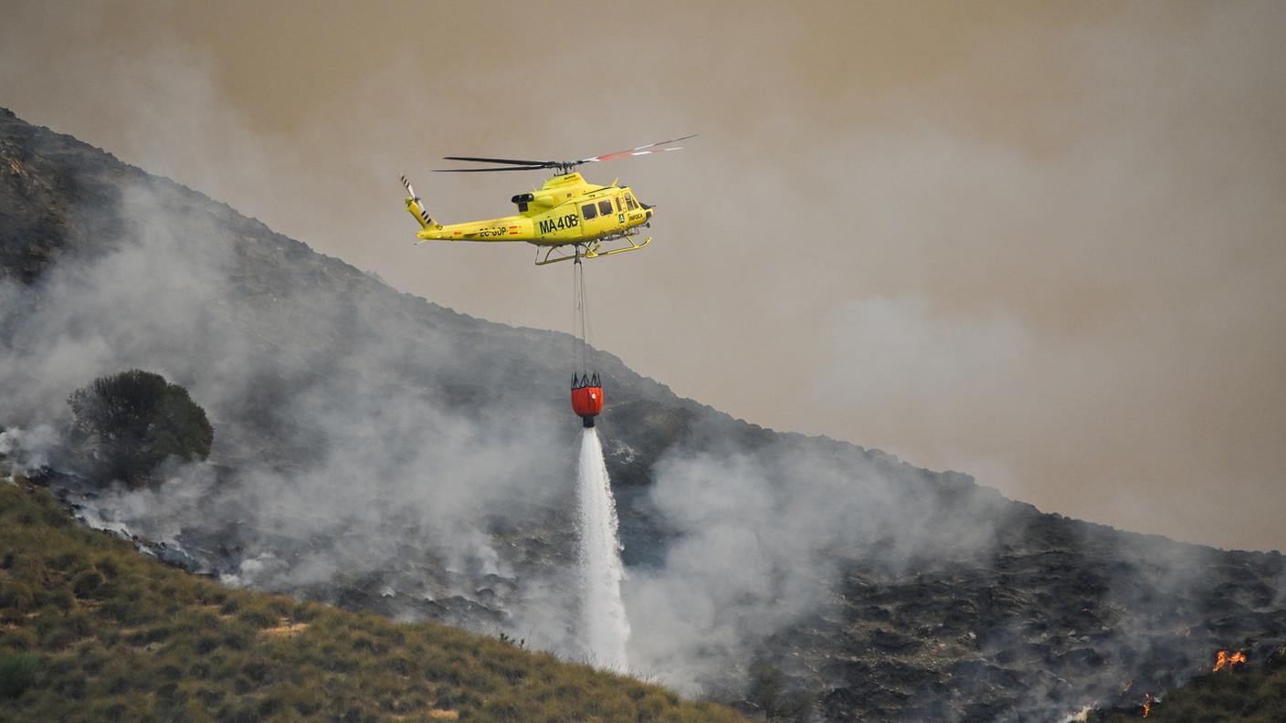 Operazioni di spegnimento in Andalusia