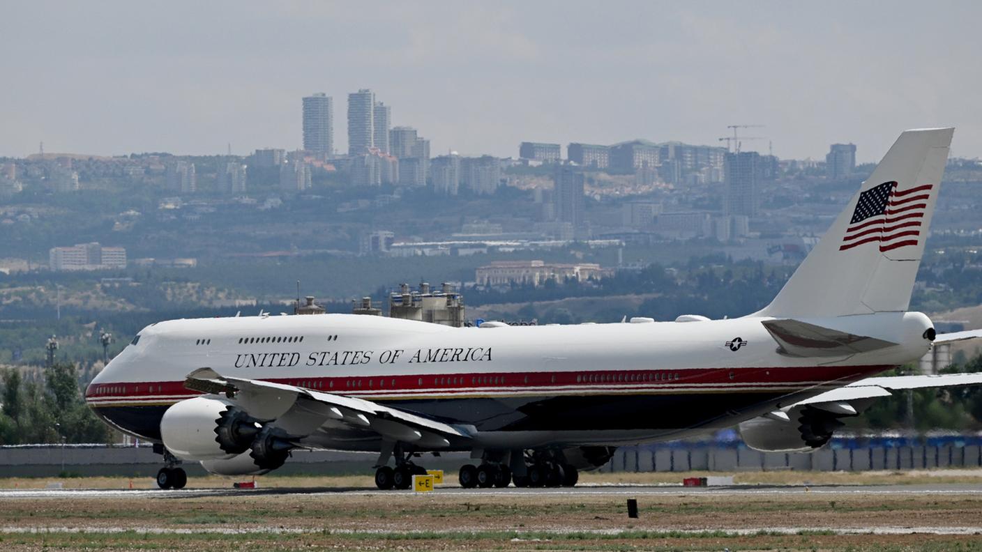 Il nuovo Air Force One ad Ankara