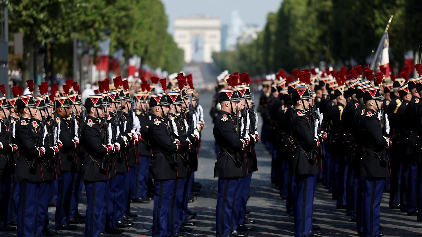 La Guardia repubblicana sfila