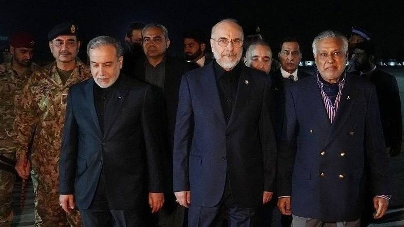  Mohammad Bagher Ghalibaf e Abbas Araghchi ad Islamabad in Pakistan