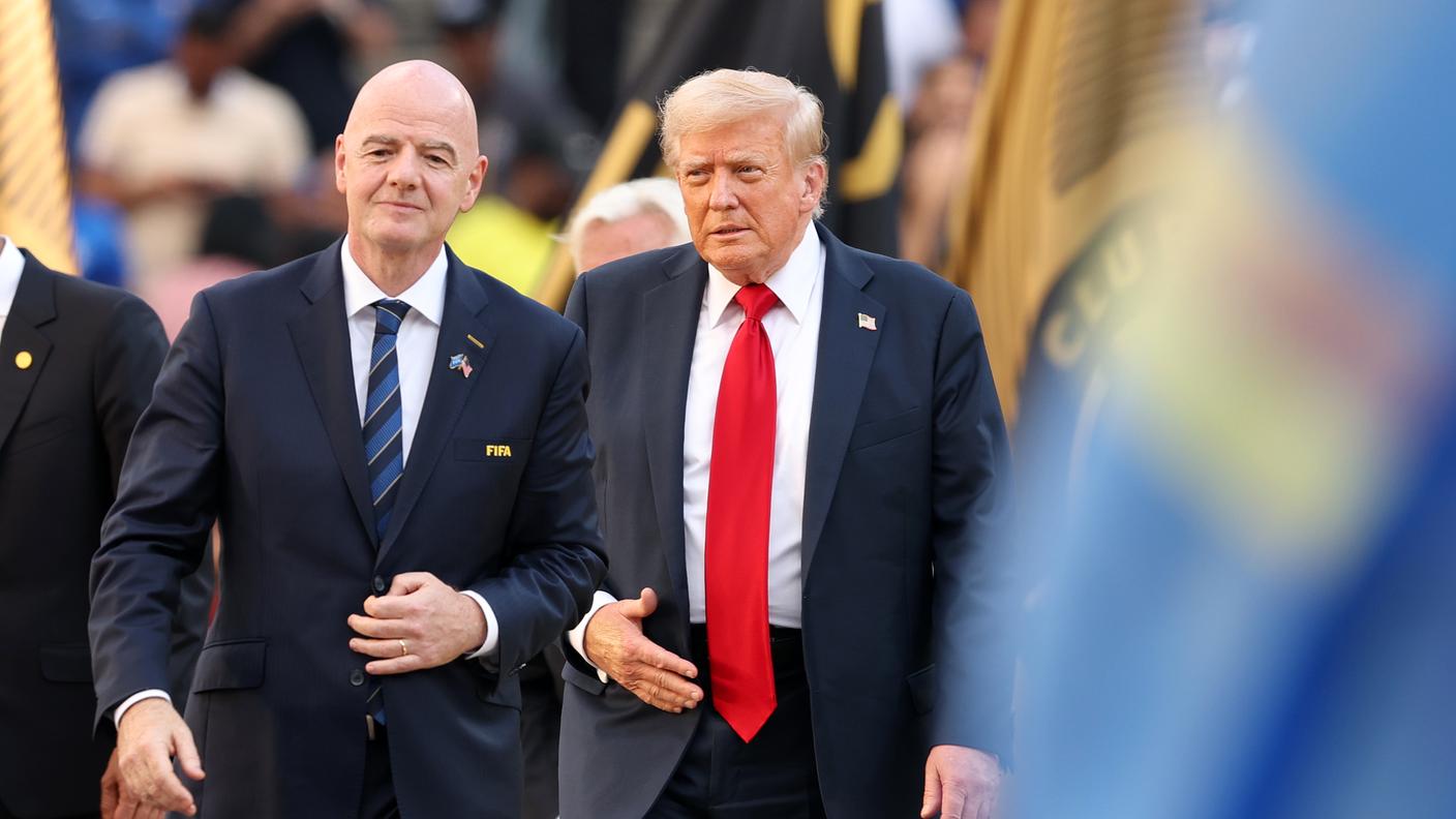 Gianni Infantino e Donald Trump