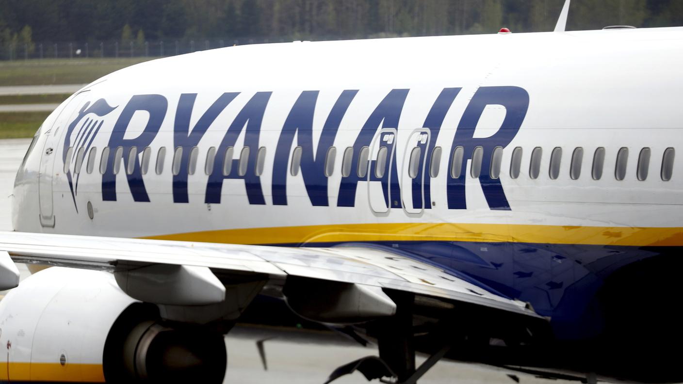 Un aereo della flotta Ryanair