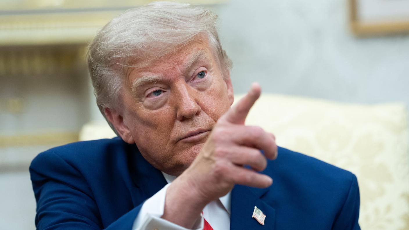 Il presidente statunitense Donald Trump