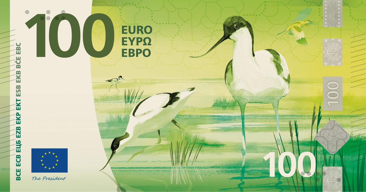 Cento euro tratti da una proposta a tema naturale