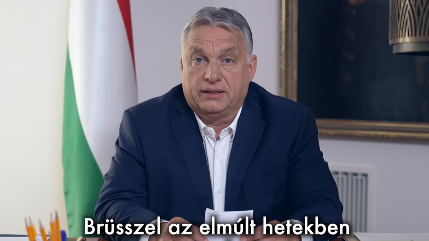 "Bruxelles nelle ultime settimane ha chiaramente attaccato l'Ungheria", ha sostenuto il premier magiaro in un video apparso su Facebook