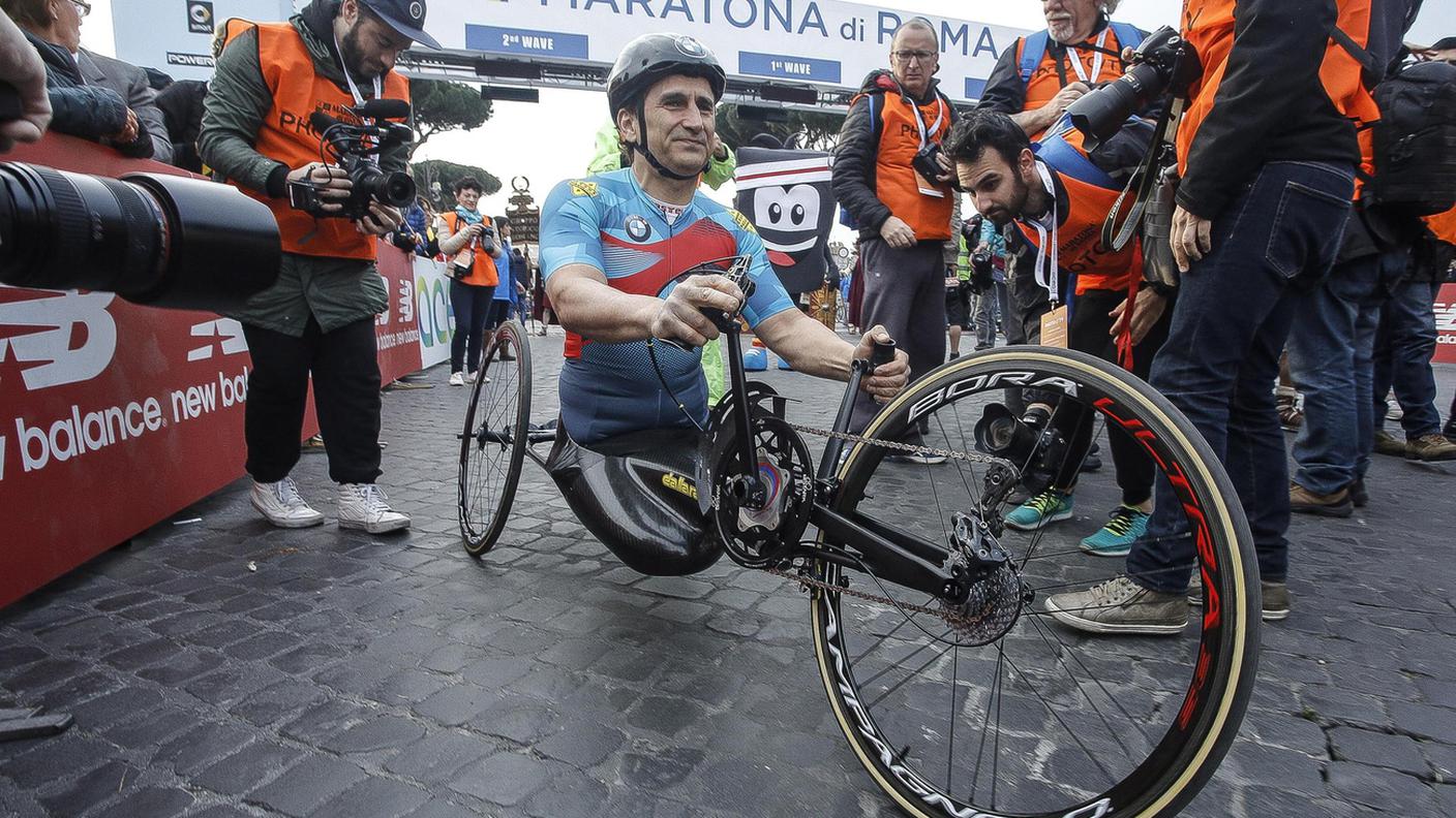 Zanardi in una fotografia del 2017