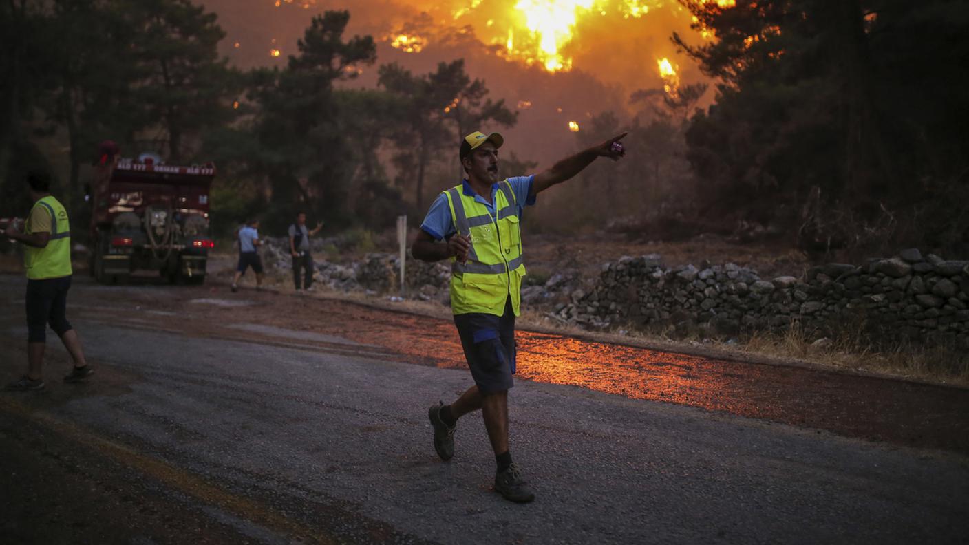 Particolarmente interessata dai roghi e la zona di Bodrum