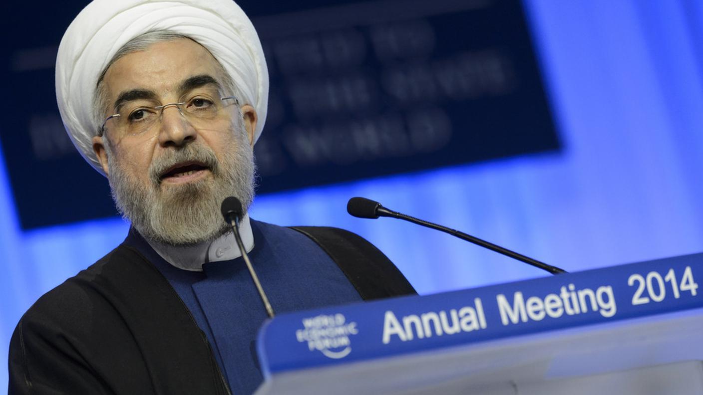Hassan Rohani oggi a Davos