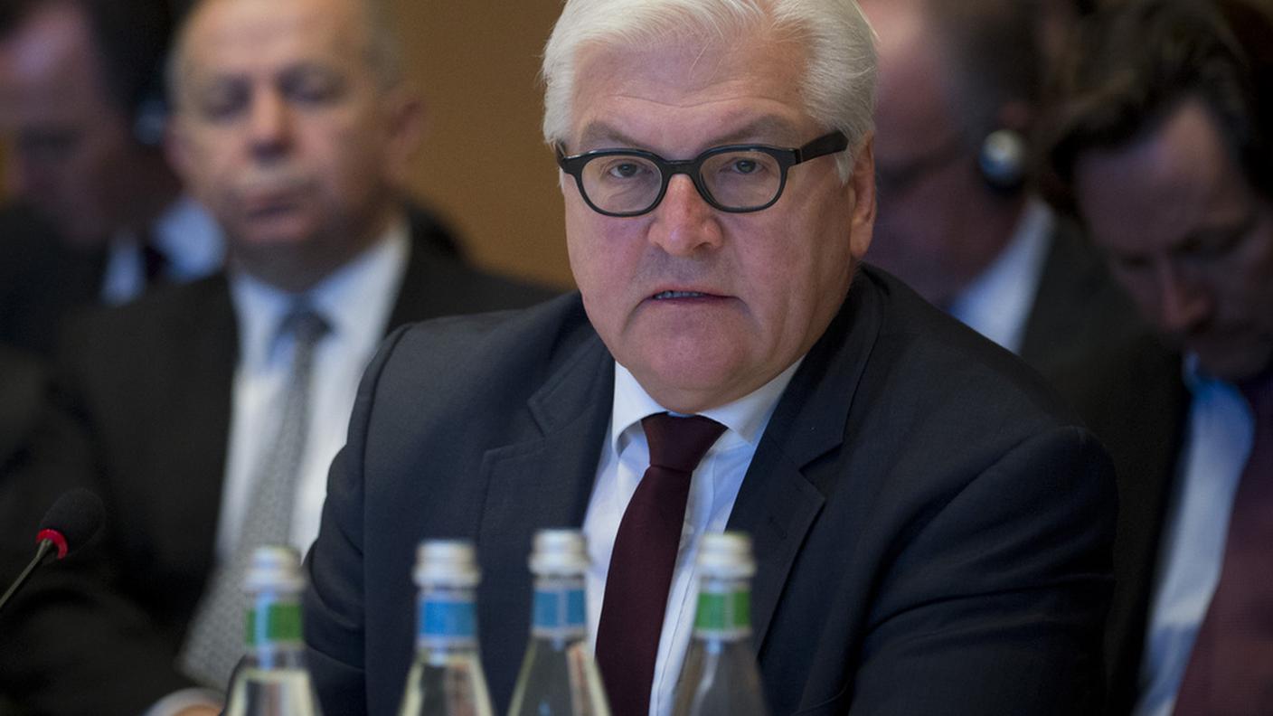 Il ministro degli esteri tedesco Frank-Walter Steinmeier