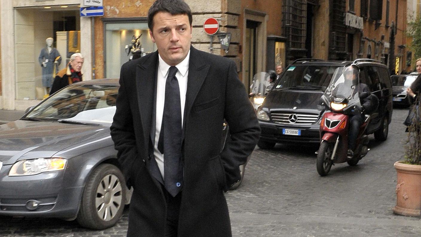 Strada spianata verso Palazzo Chigi