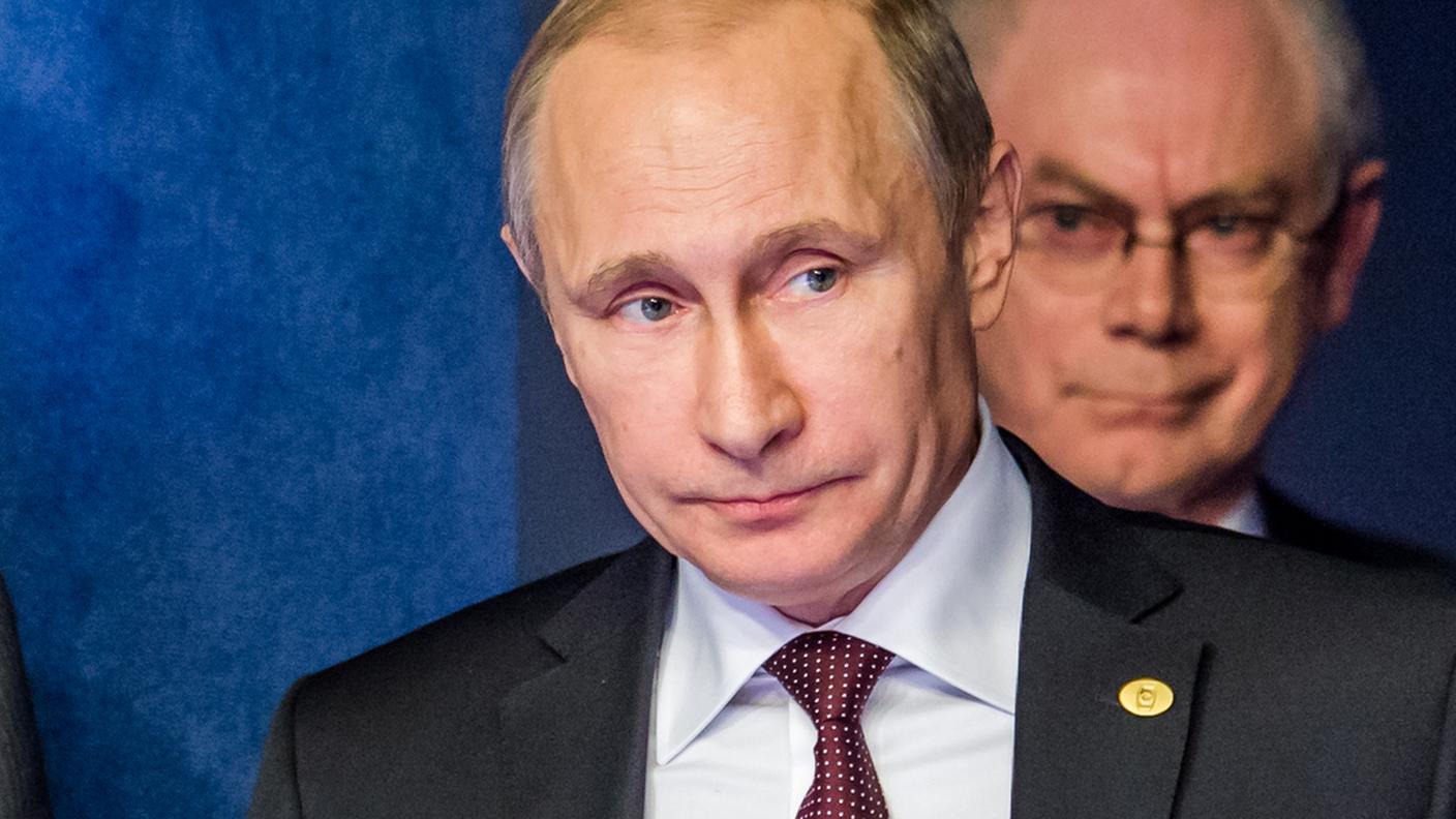 Vladimir Putin e Herman Van Rompuy, martedì a Bruxelles