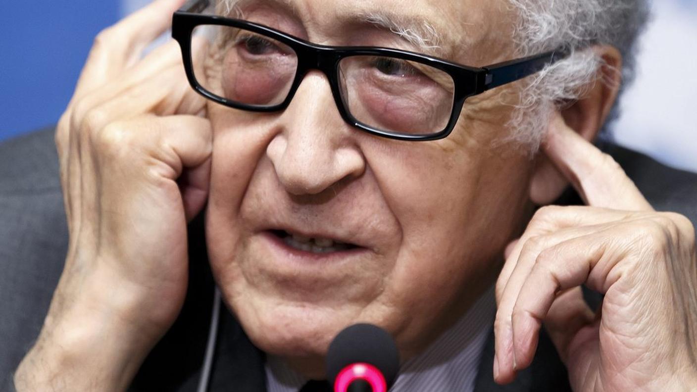 L'inviato speciale delle Nazioni Unite e della Lega Araba Lakhdar Brahimi
