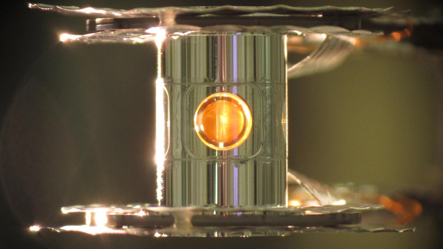 Un'immagine dell'esperimento condotto dagli scienziati californiani