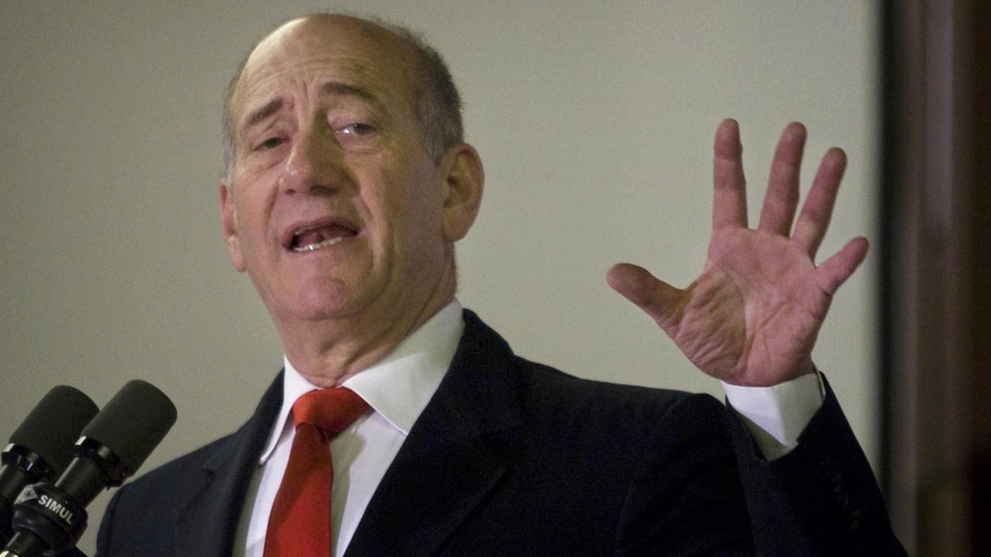 L'ex premier israeliano Ehud Olmert