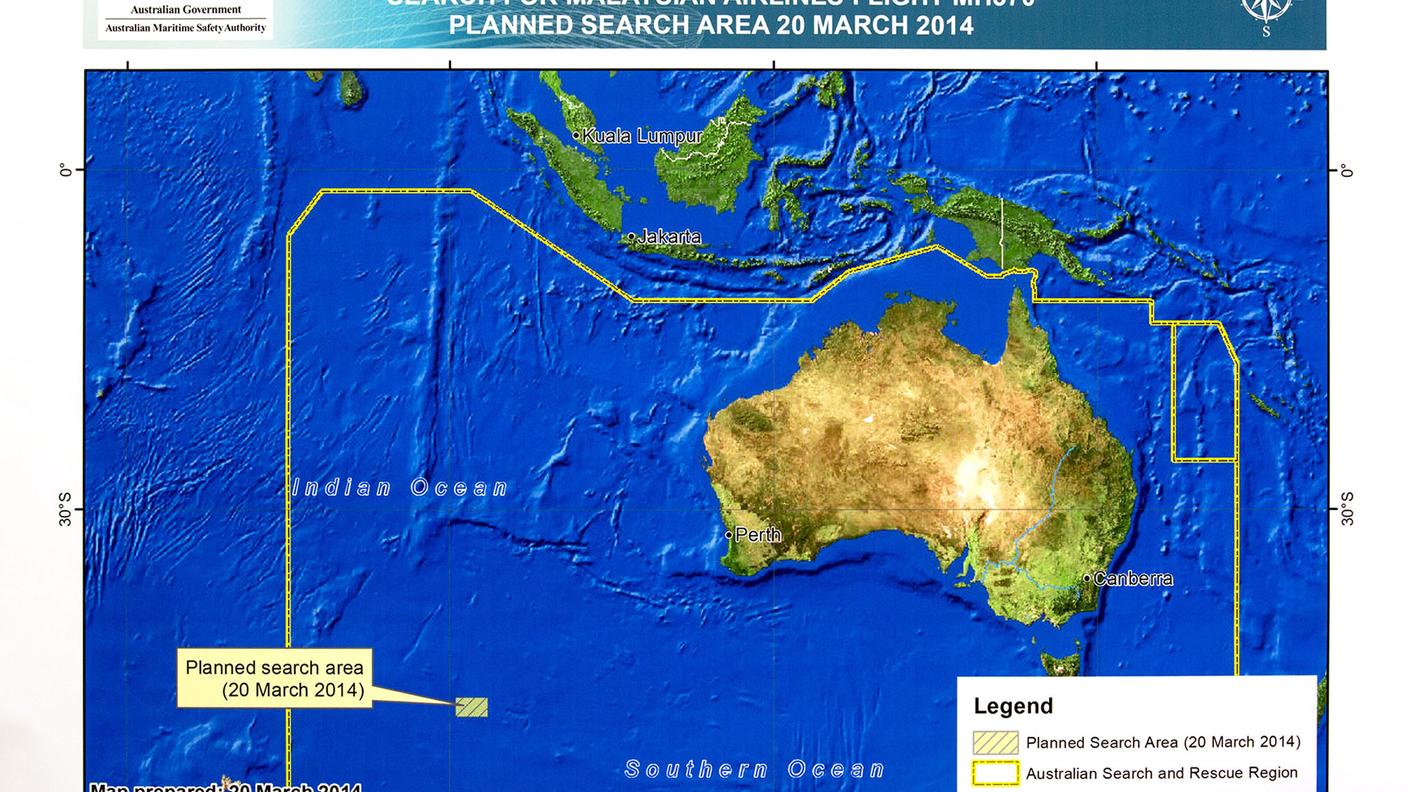 Due oggetti individuati nel mare
