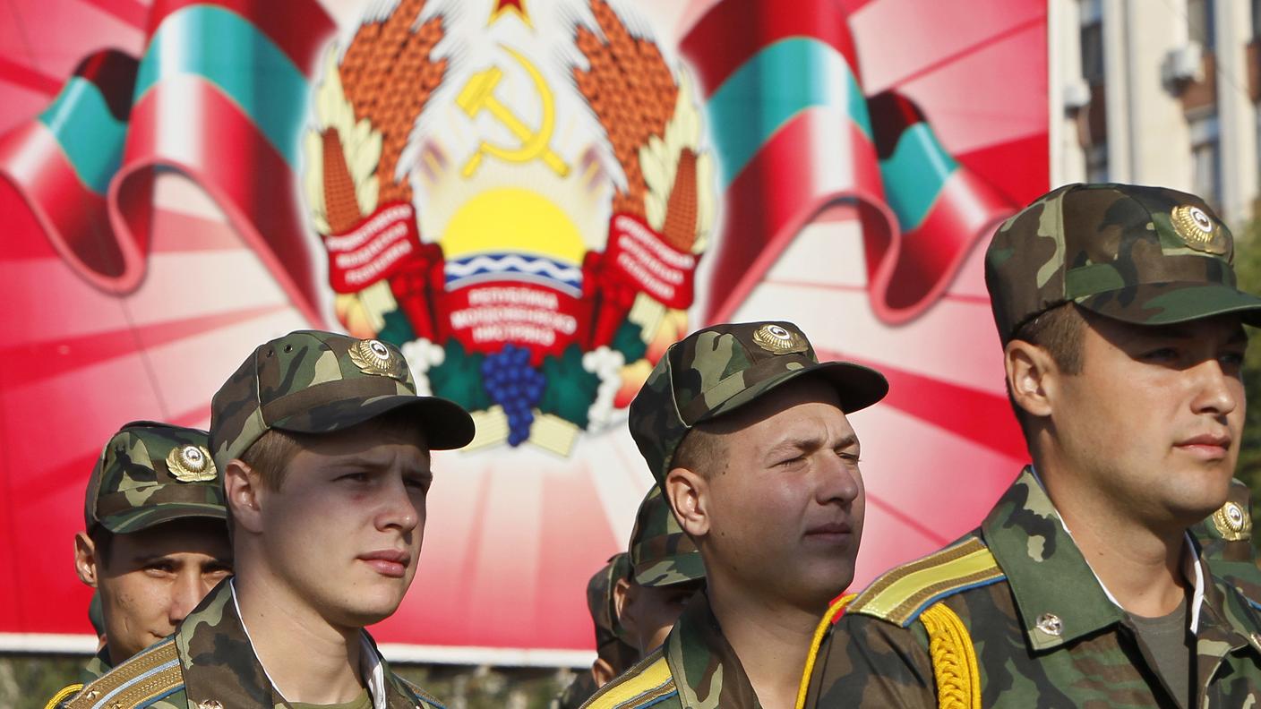 La bandiera della Transnistria