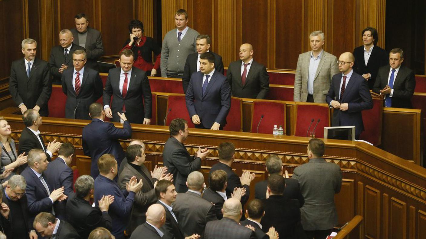 Parlamento ucraino in seduta