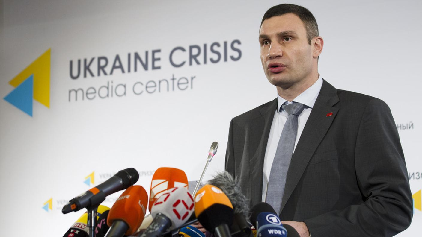 Vitali Klitschko, ex pugile e ora candidato alla presidenza ucraina