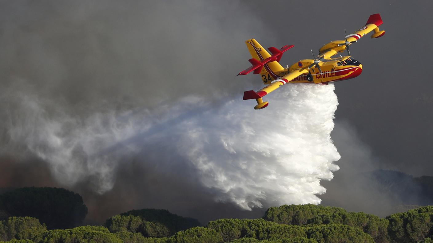 L'incendio è scoppiato lunedì