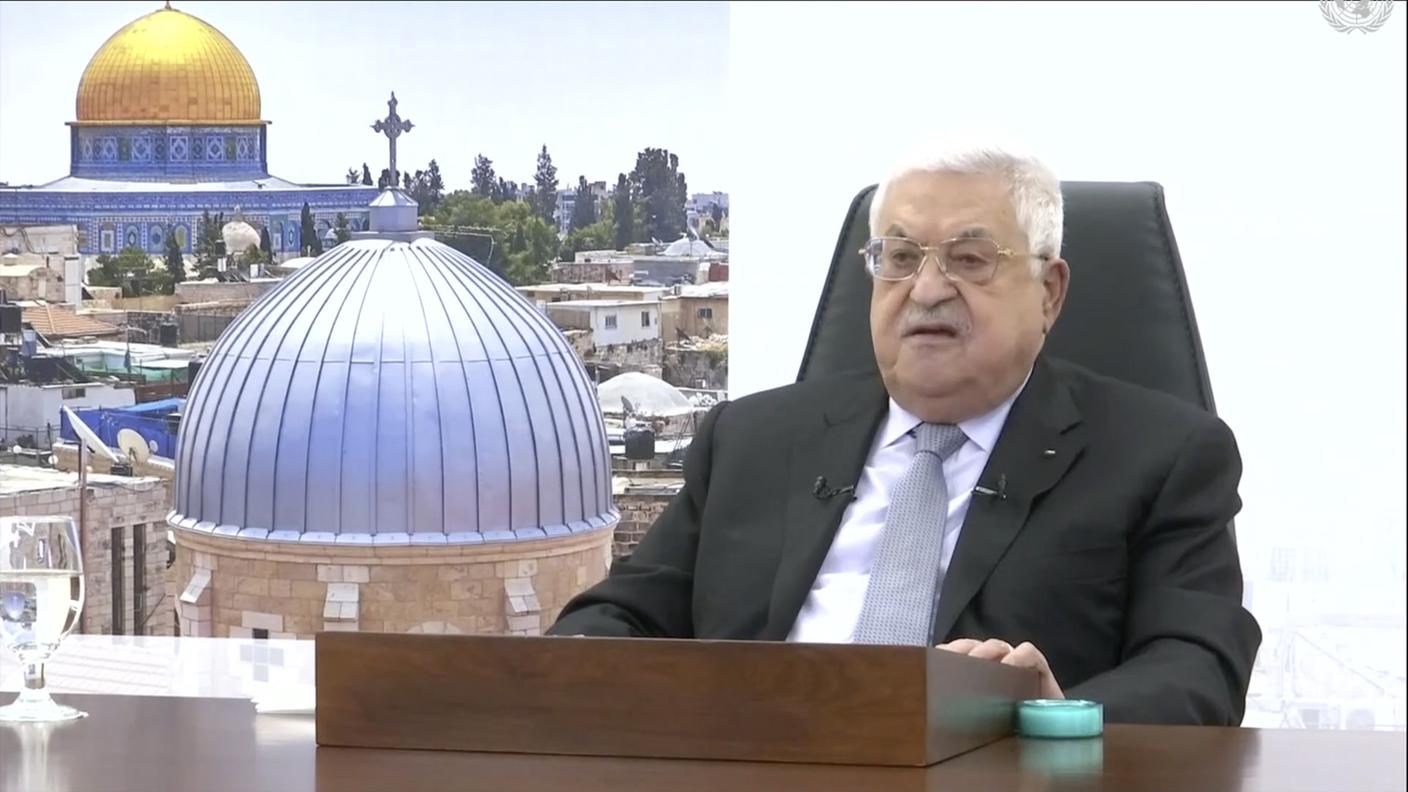 Il presidente dell'Autorità Nazionale Palestinese (ANP), Mahmoud Abbas