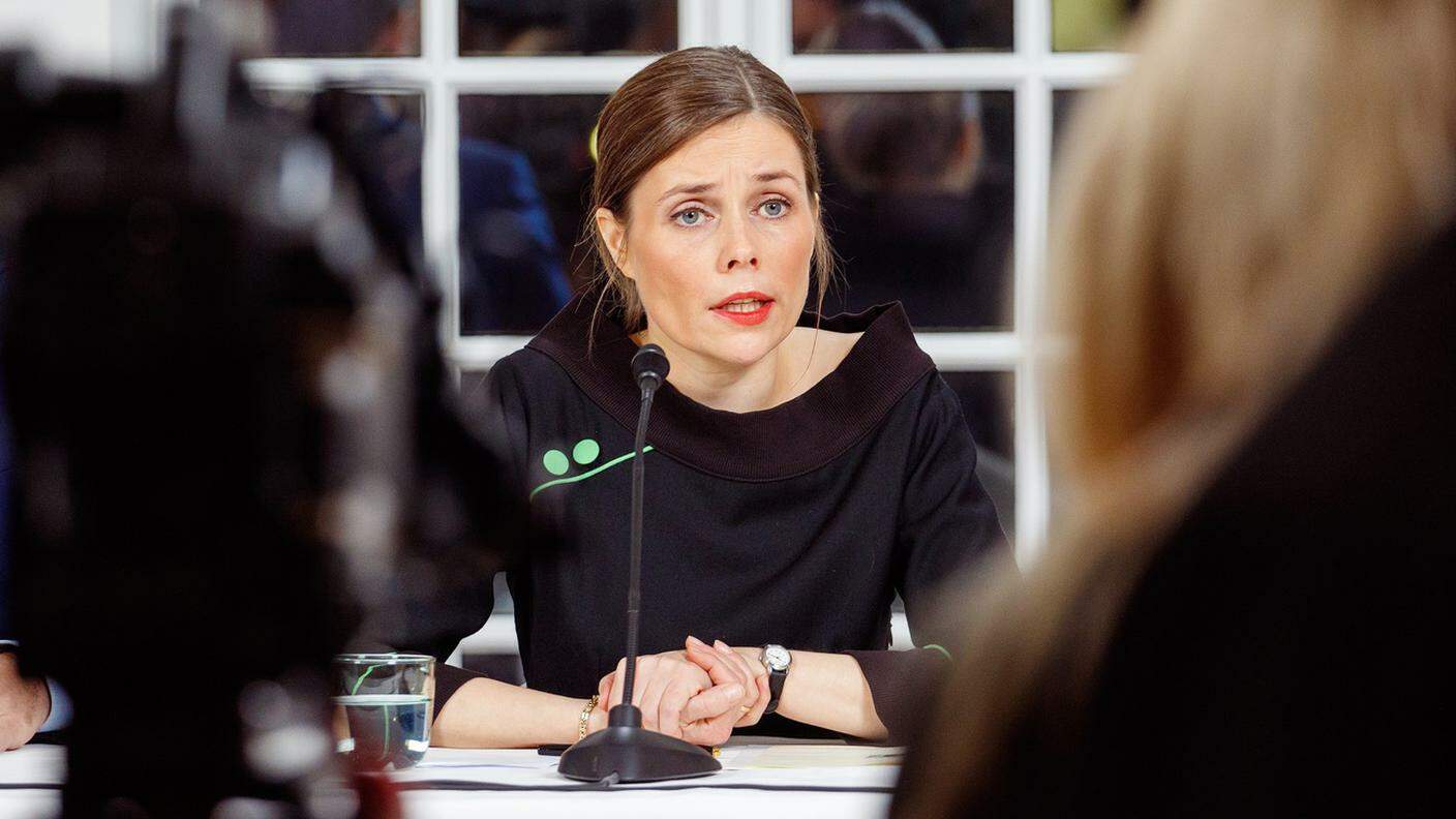 La premier islandese Katrin Jakobsdóttir in carica dal 2017