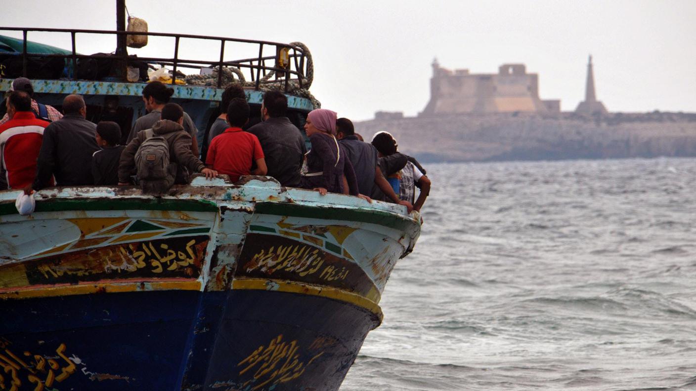 Barcone migranti Siracusa 17.08.2013 Ansa.jpg