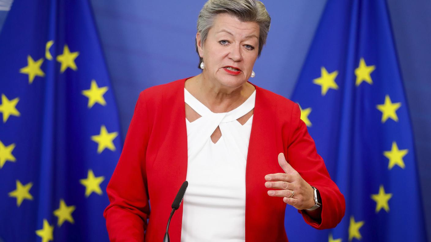 La commissaria europea Ylva Johansson