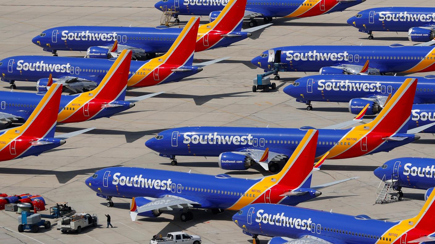 I Boeing della Southwest Airlines inchiodati a terra