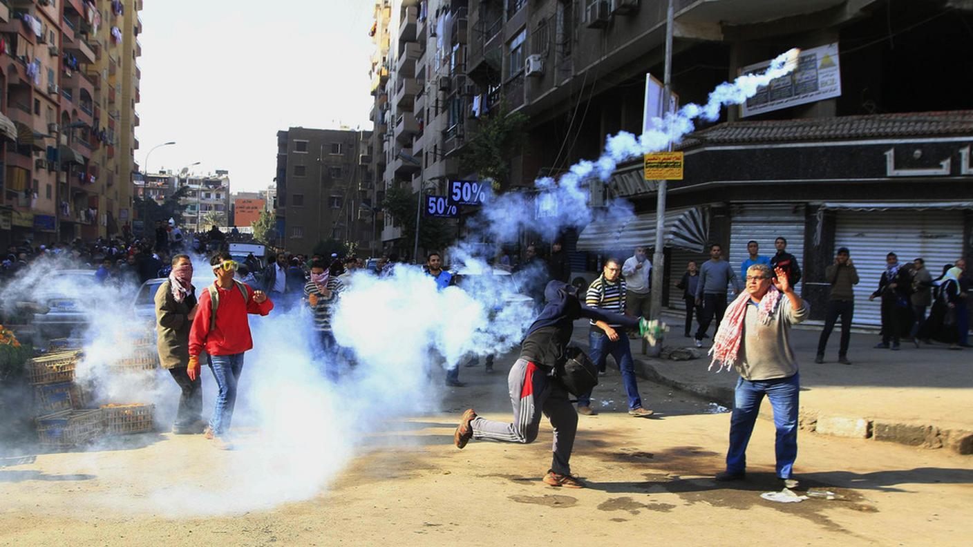 Gli scontri di venerdì al Cairo