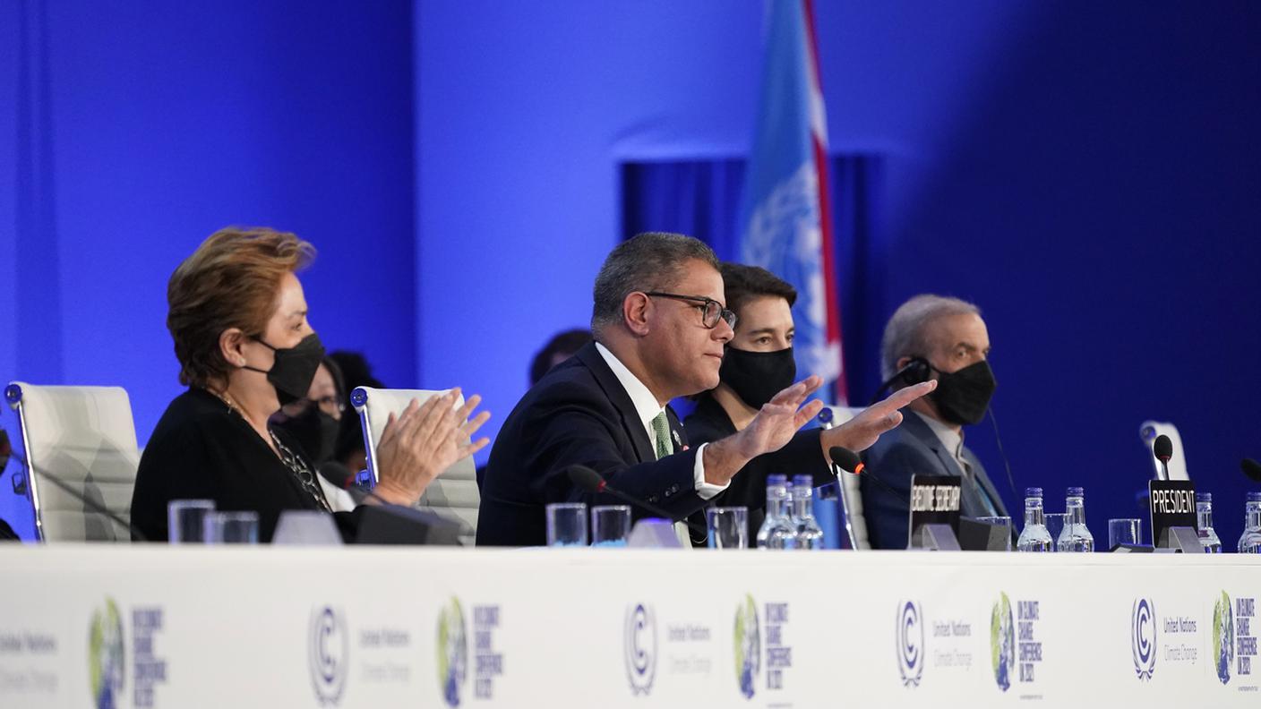 Il presidente Alok Sharma ha annunciato l'accordo finale