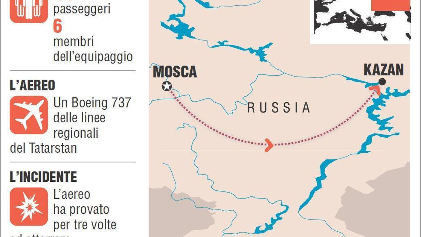 Il velivolo era docollato da Mosca