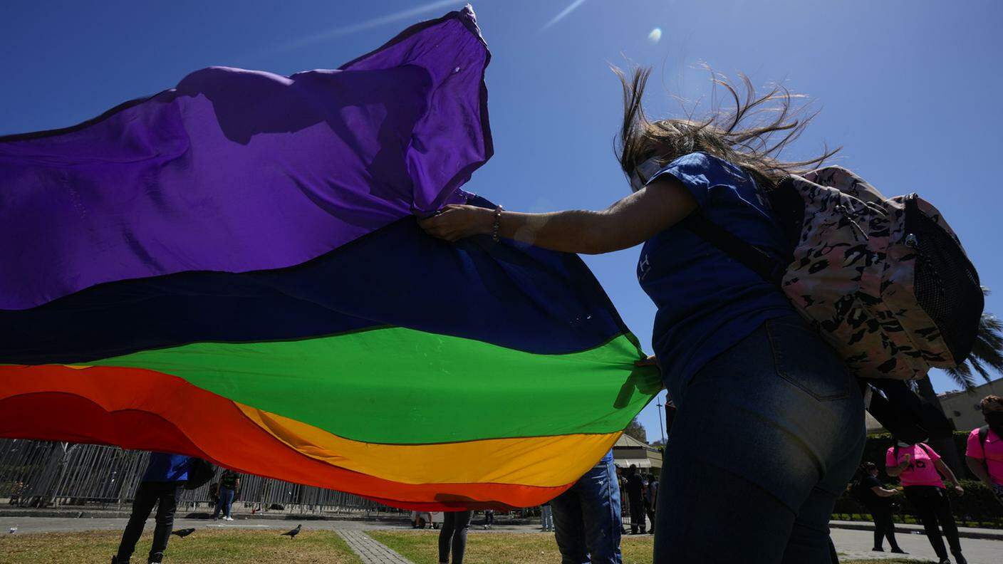 Una manifestazione LGTB a Valparaiso lo scorso 30 novembre