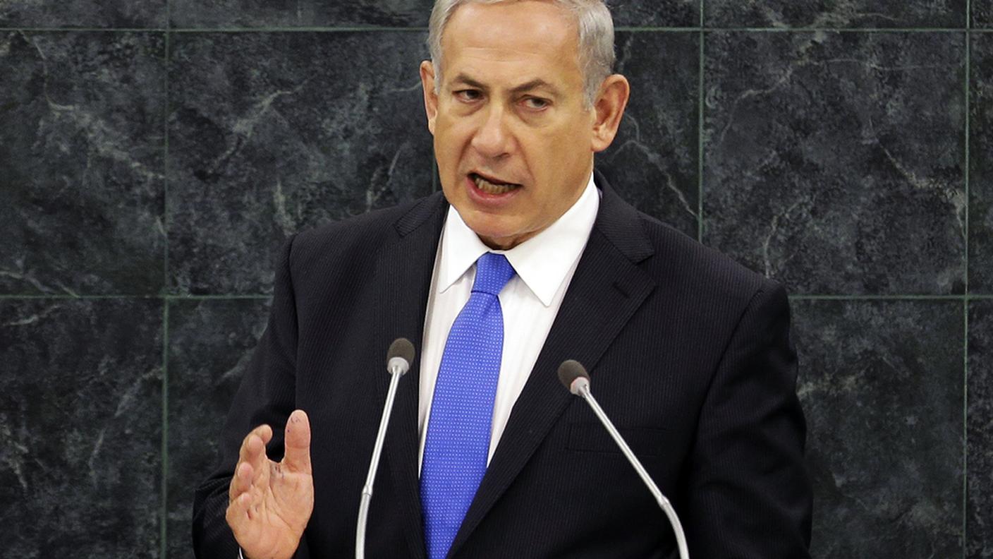 il primo ministro israeliano Benyamin Netanyahu