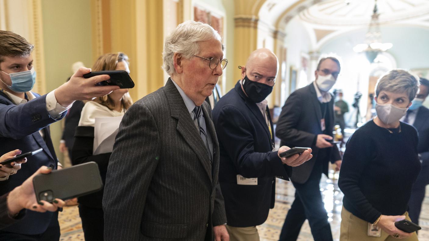 Il capo dei repubblicani al Senato USA, Mitch McConnell