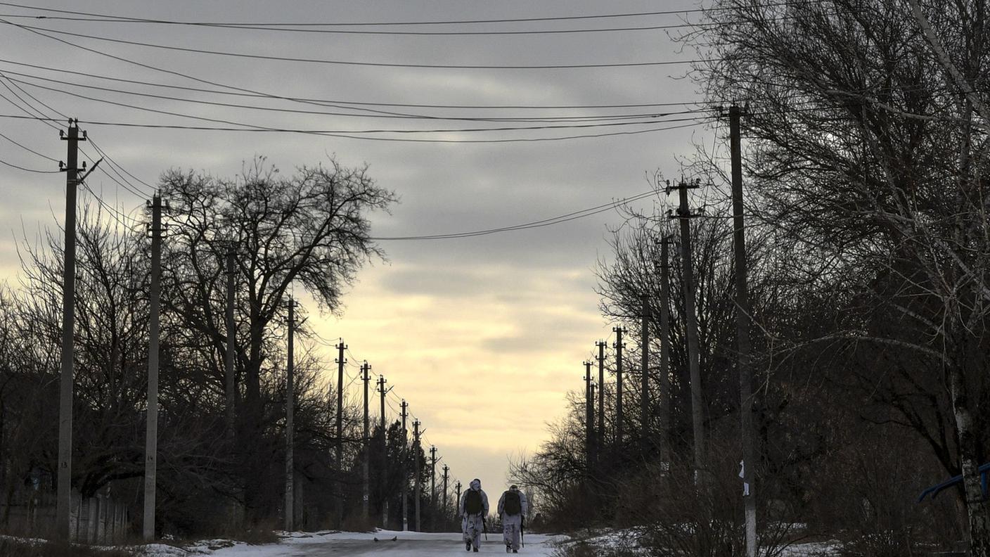 Guardie al confine tra Russia e Ucraina