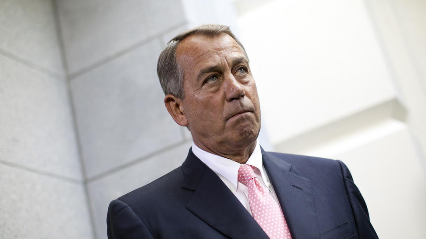 John Boehner, speaker della Camera: i repubblicani ne hanno ripreso il controllo nel 2011, con l'elezione di decine di esponenti del Tea Party