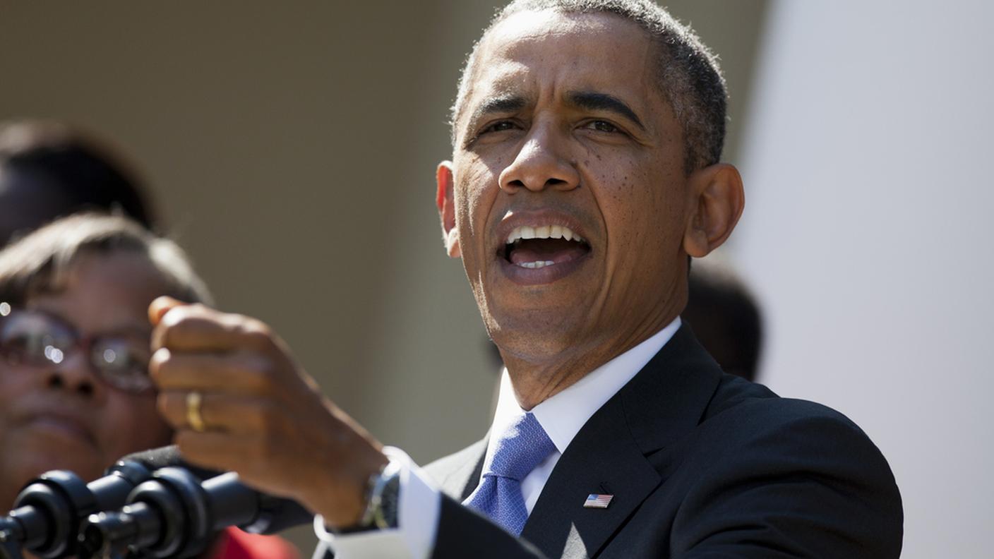 Obama mentre difende il bilancio e il suo progetto di assicurazione malattia