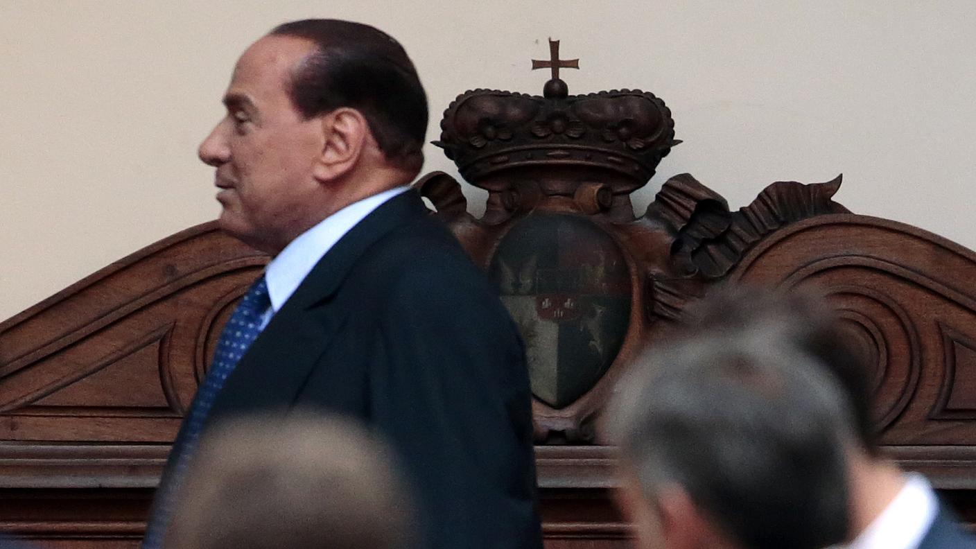L'ex presidente del Consiglio italiano è stato condannato il primo agosto a 4 anni  al processo per i diritti Mediaset