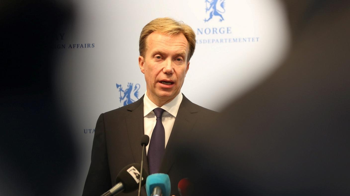 L'annuncio da parte del ministro degli esteri Boerge Brende