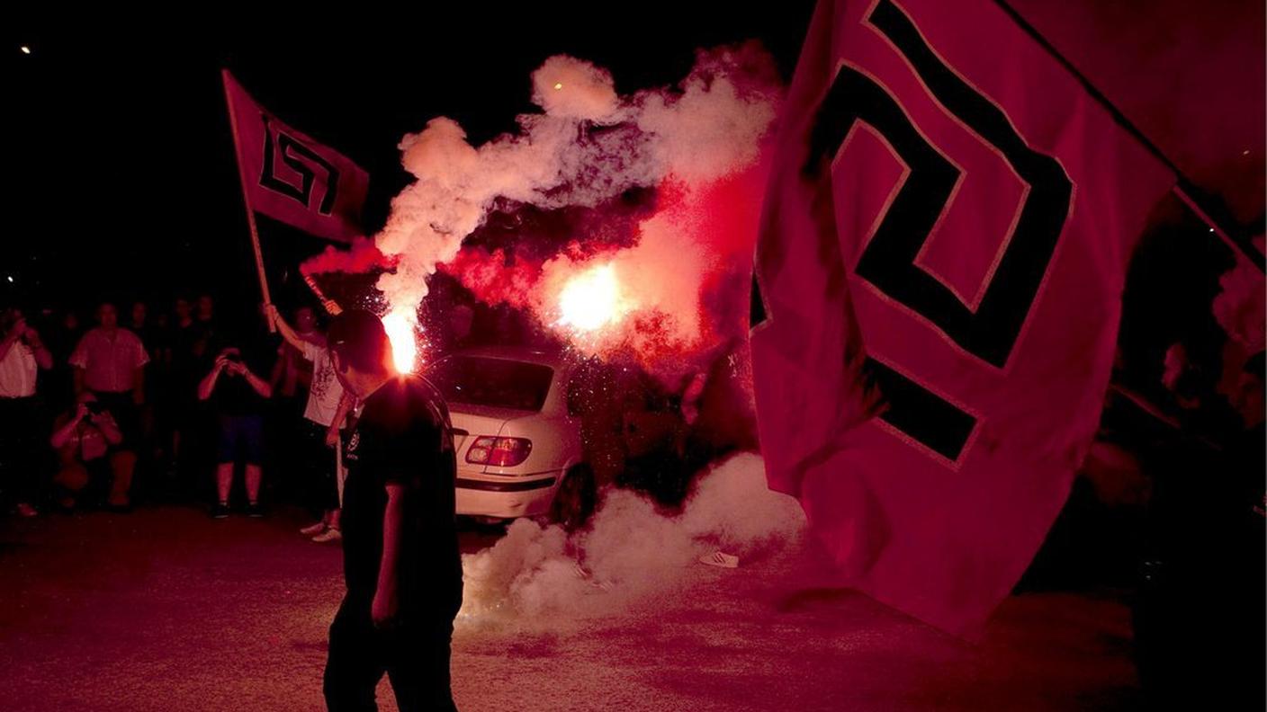 Una manifestazione dell'organizzazione politica