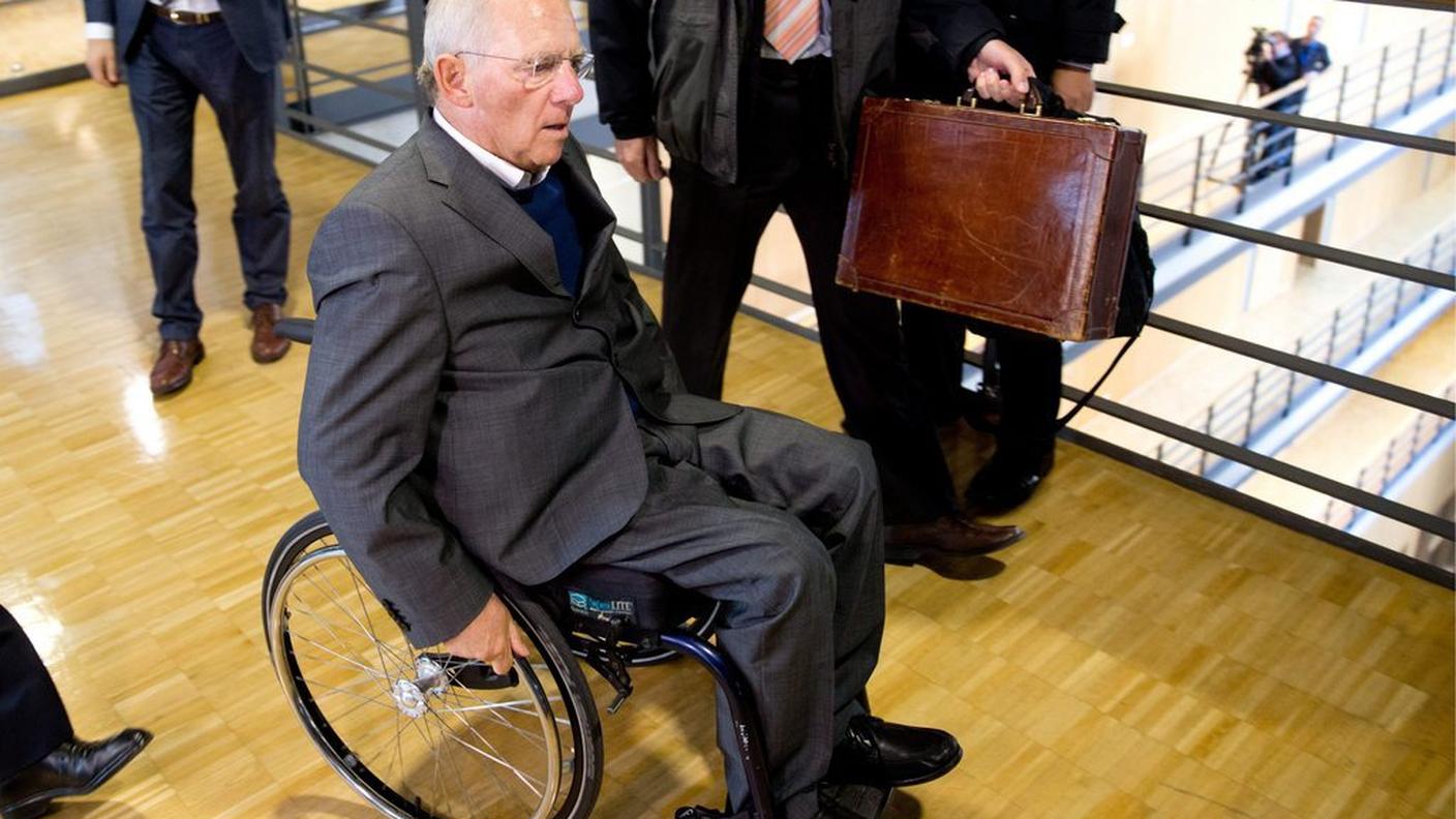 Il ministro delle finanze tedesco Wolfgang Schaeuble