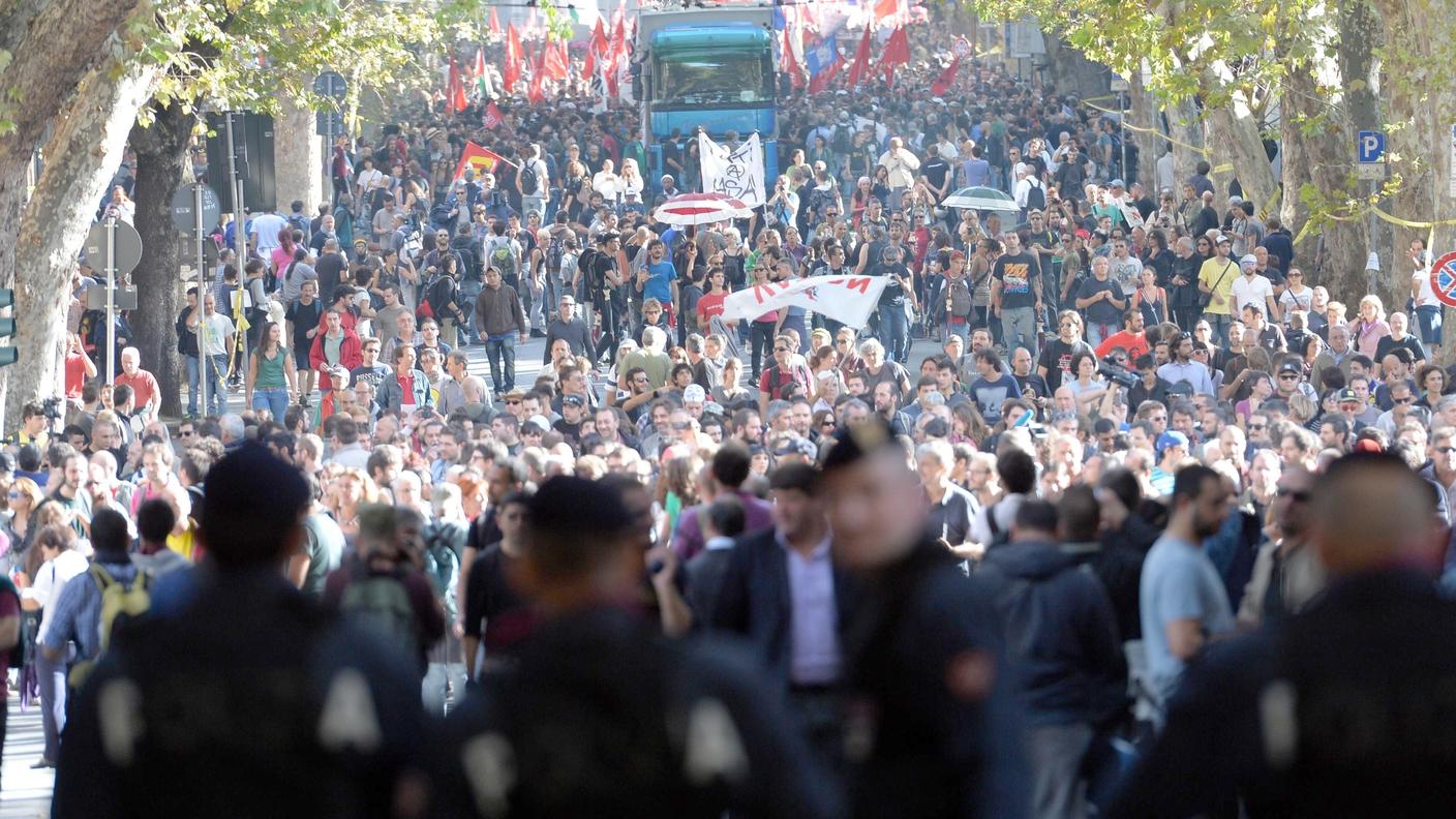 manifestazioni roma1 19.10.13 ansa.jpg