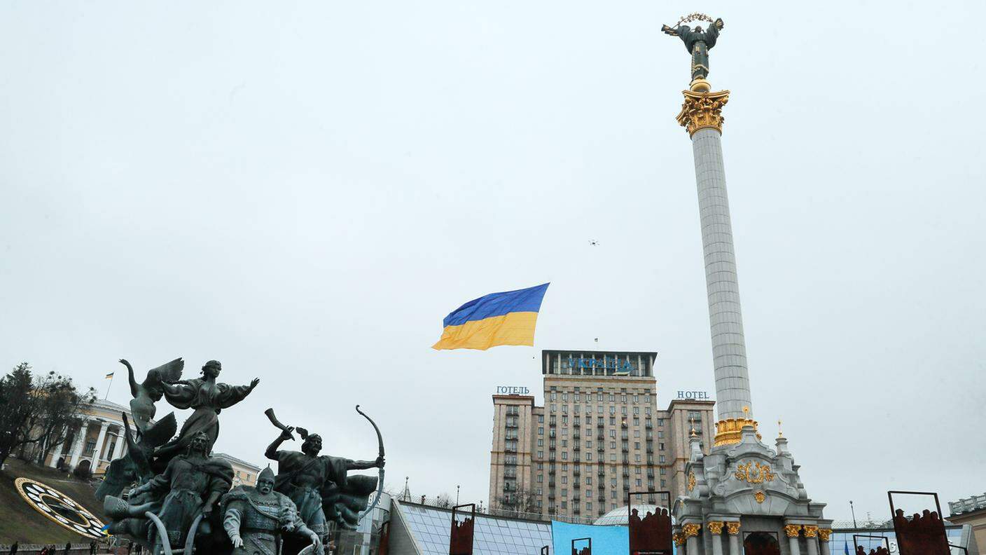 Piazza dell'Indipendenza a Kiev