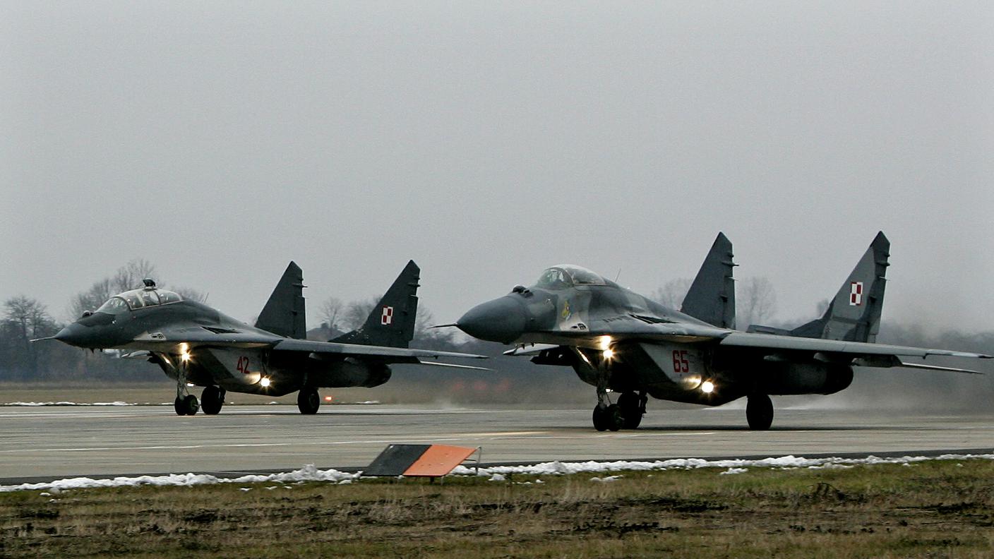 Due Mig-29 in dotazione all'aviazione polacca