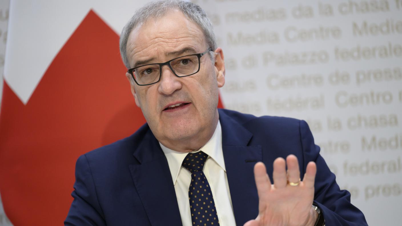 Il ministro elvetico dell'economia Guy Parmelin