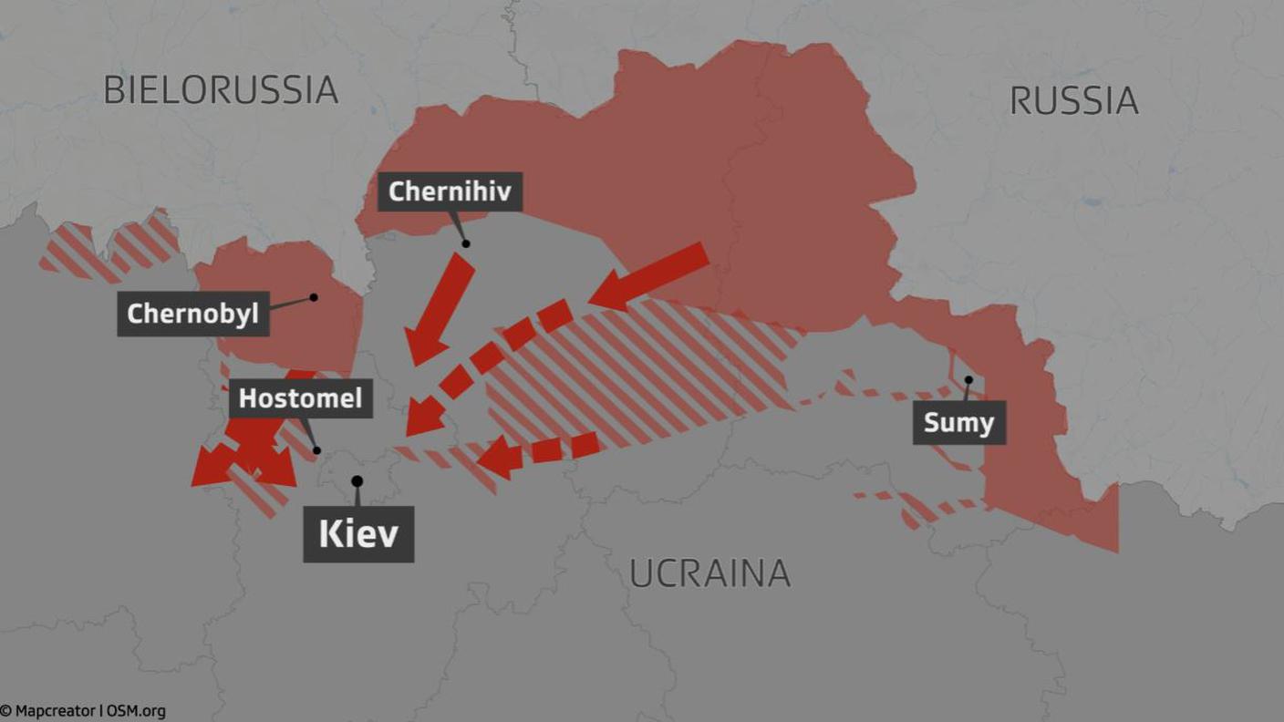 Nord-est Ucraina situazione 12.03.22