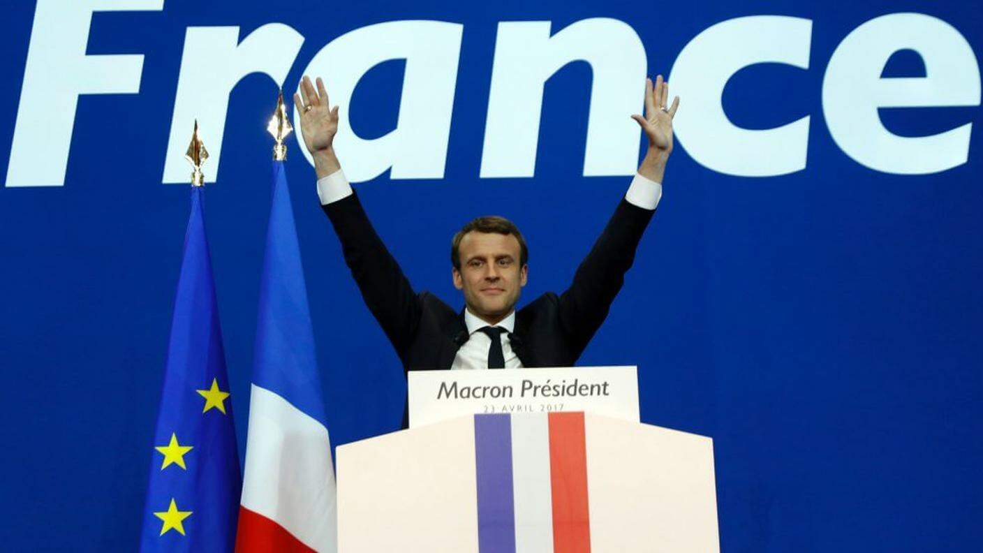 Emmanel Macron neo eletto presidente francese