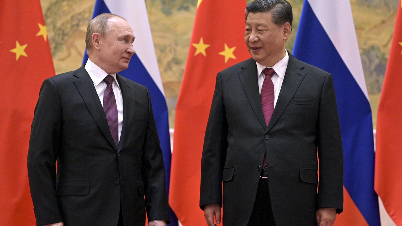 Putin e il presidente cinese Xi Jinping: accomunati, per rispettive ragioni, da tensioni nel confronto con gli Stati Uniti